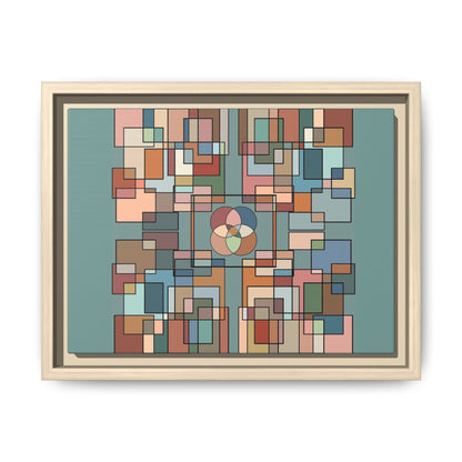 Matte Canvas, Framed (Multi-color)