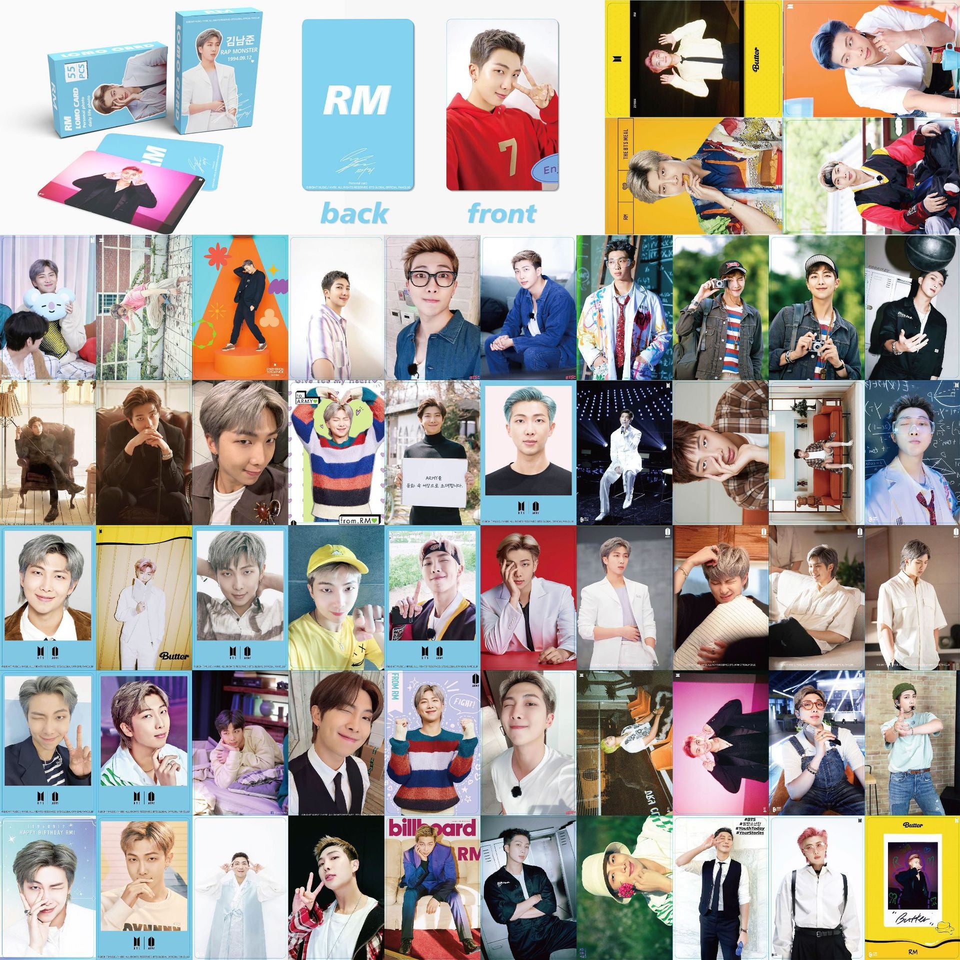 BTS lomo card Kim Taehyung V Park Jimin's collection of small card Tian Zhengguo personal postcards