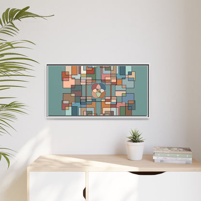 Matte Canvas, Framed (Multi-color)