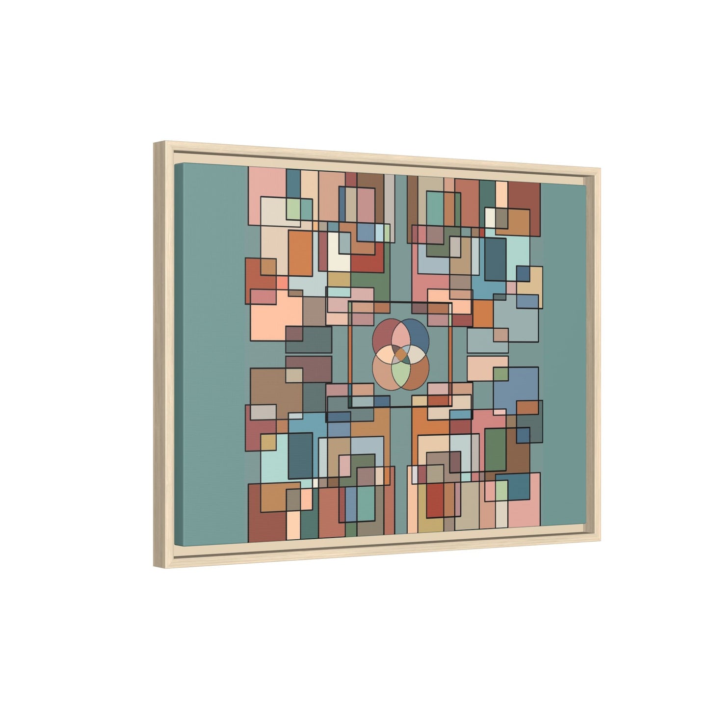 Matte Canvas, Framed (Multi-color)