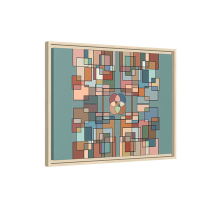 Matte Canvas, Framed (Multi-color)