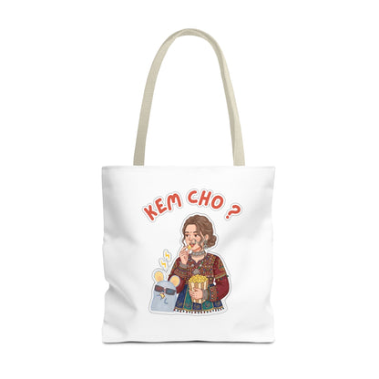 Tote Bag — 'Kem Cho?' Illustrative Gujarati Greeting Tote