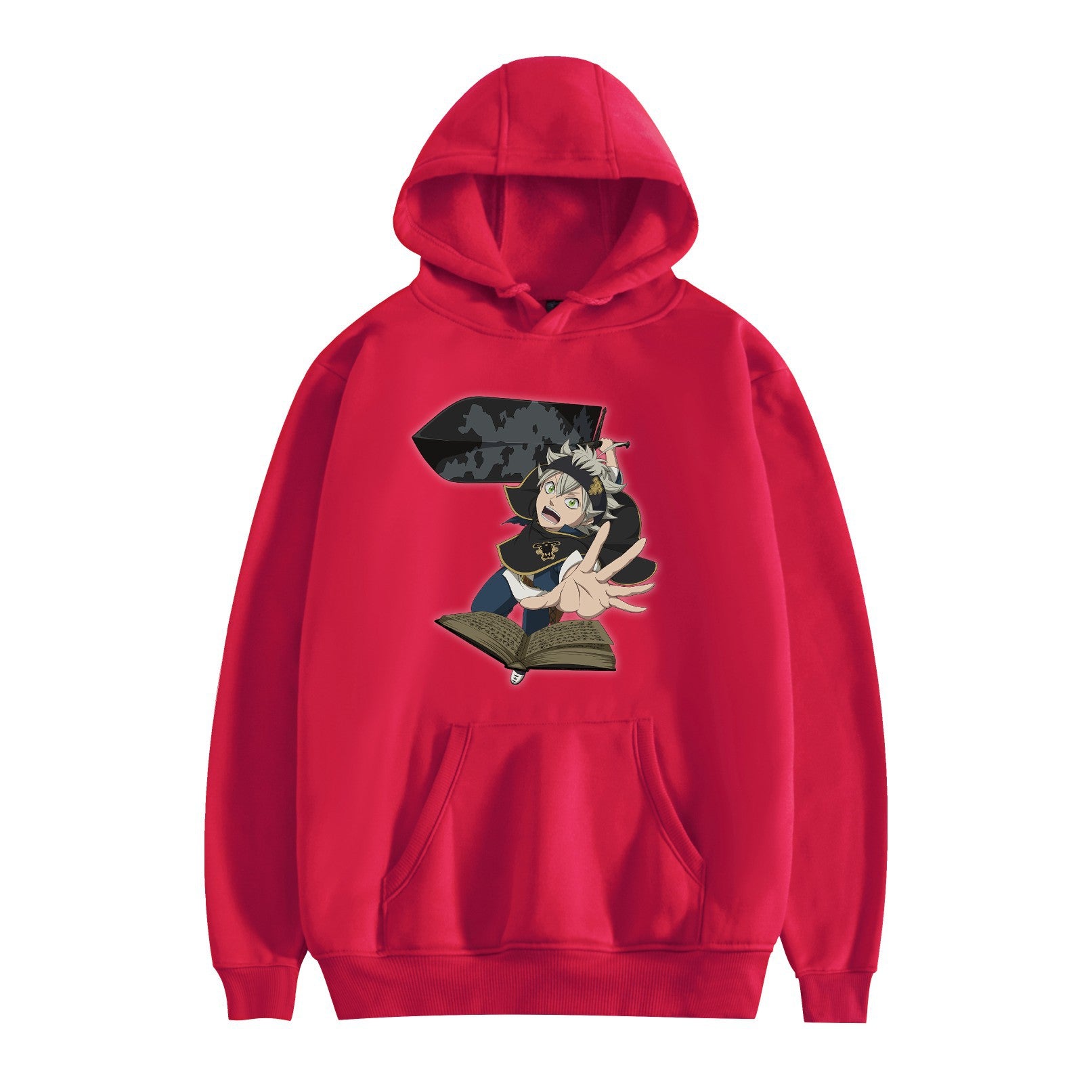 Black Clover Anime Cartoon Hooded Sweatshirt