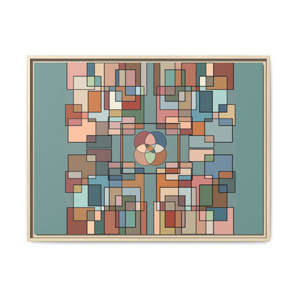 Matte Canvas, Framed (Multi-color)