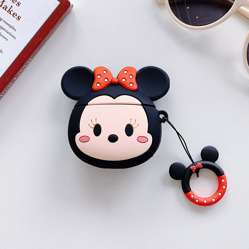 Étui de protection en silicone sans fil Bluetooth pour écouteurs AirPods 5e génération compatible avec la boîte mignonne Apple Pro 2e génération