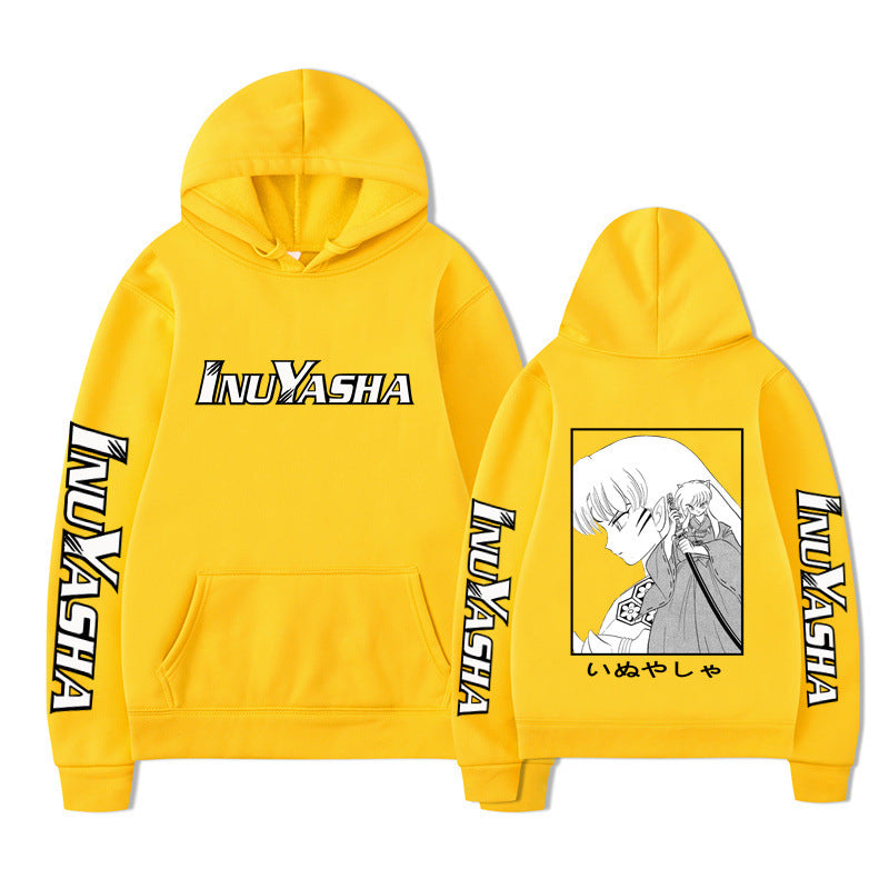 Hooded Sweatshirt with Anime Design, Casual and Creative Hoodie