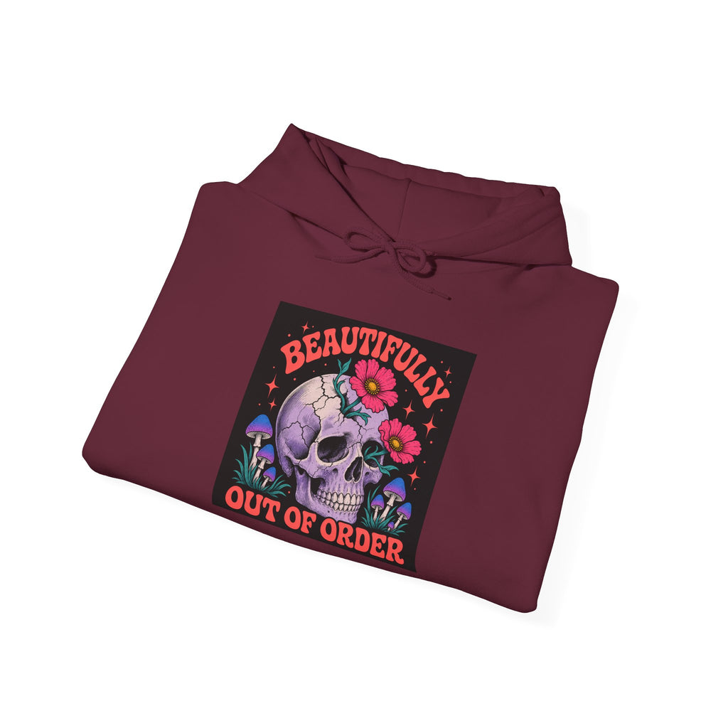 Darkwave Band Hoodie — 'Dead Quiet' Retro Goth Graphic Pullover