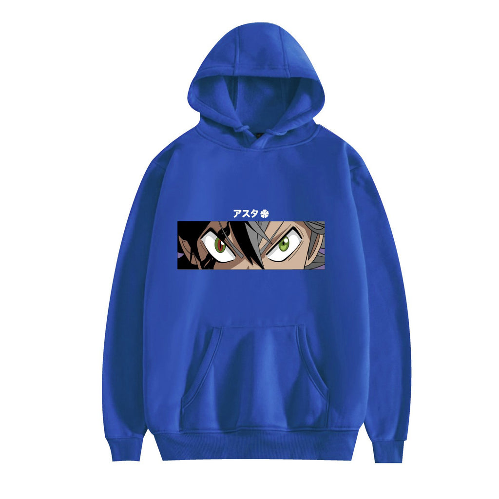 Black Clover Anime Cartoon Hooded Sweatshirt