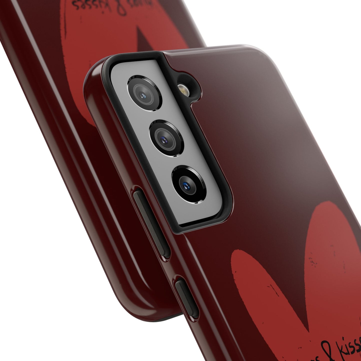 Hugs & Kisses Heart Tough Phone Case