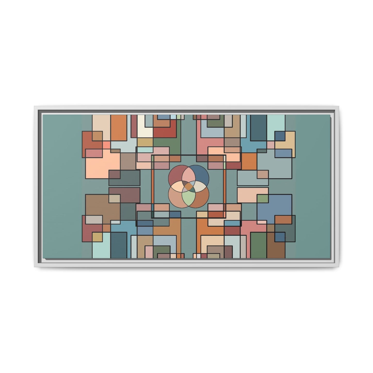 Matte Canvas, Framed (Multi-color)