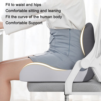 Copy of Seat cushion backrest integrated chair cushion memory cotton one-piece fart pad