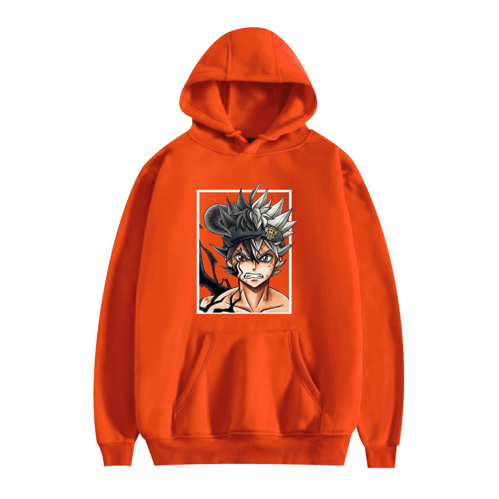 Black Clover Anime Cartoon Hooded Sweatshirt