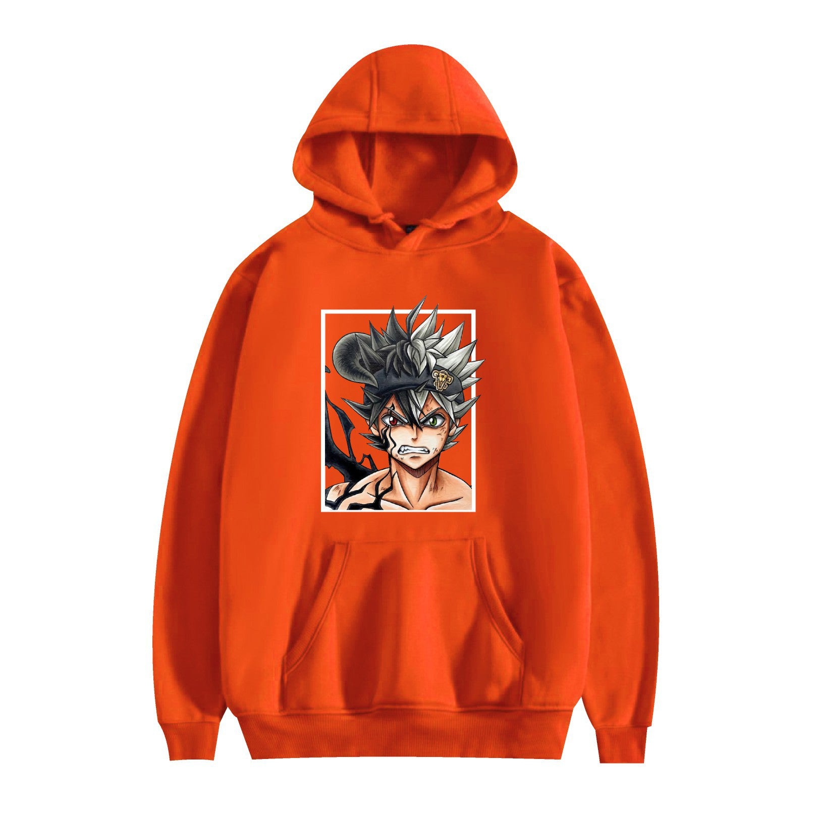 Black Clover Anime Cartoon Hooded Sweatshirt