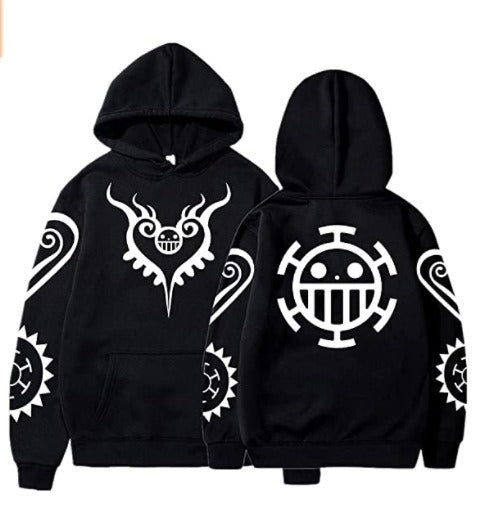 One Piece, Sauron Anime plush loose hoodie, cross-border hoodie, anime hoodie