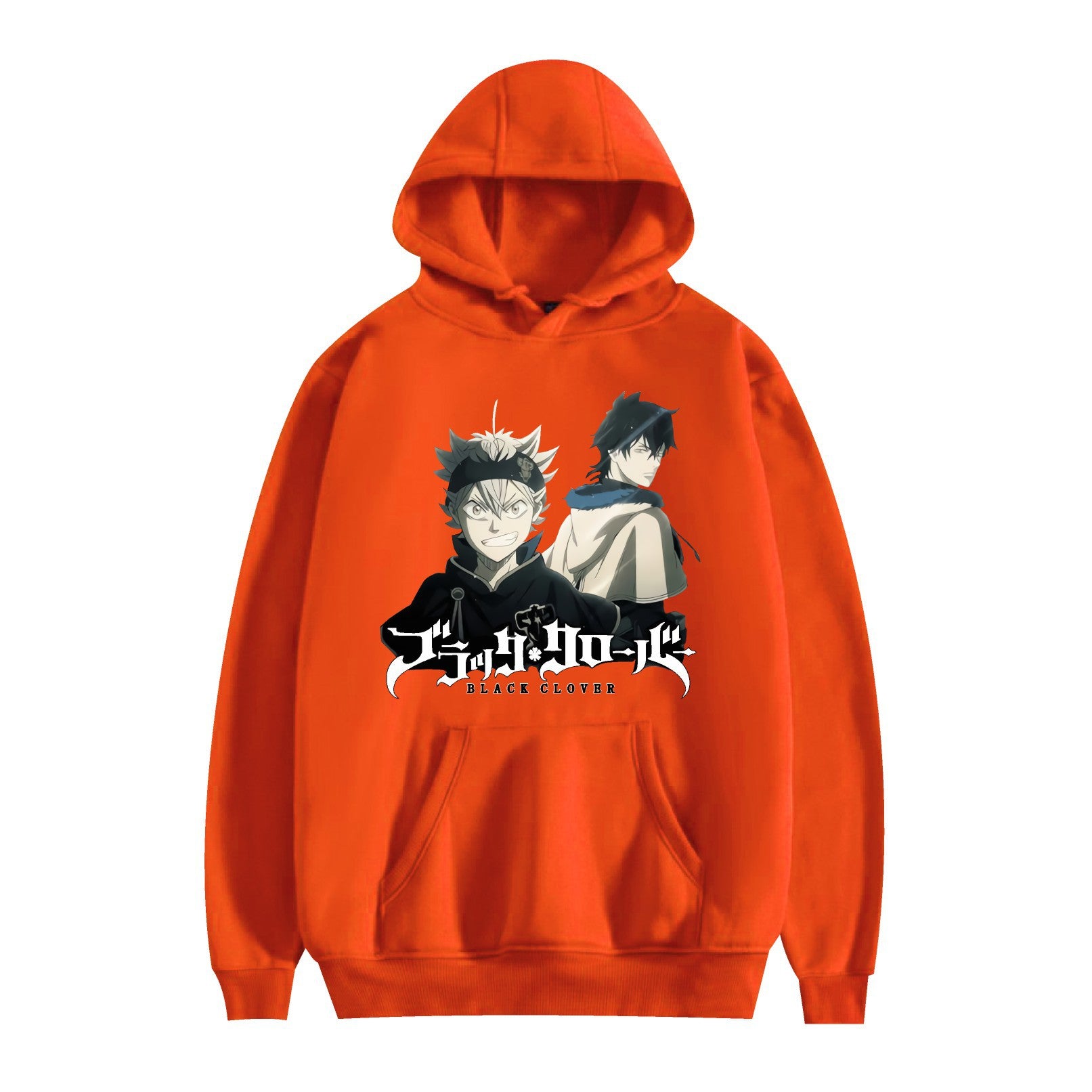 Black Clover Anime Cartoon Hooded Sweatshirt