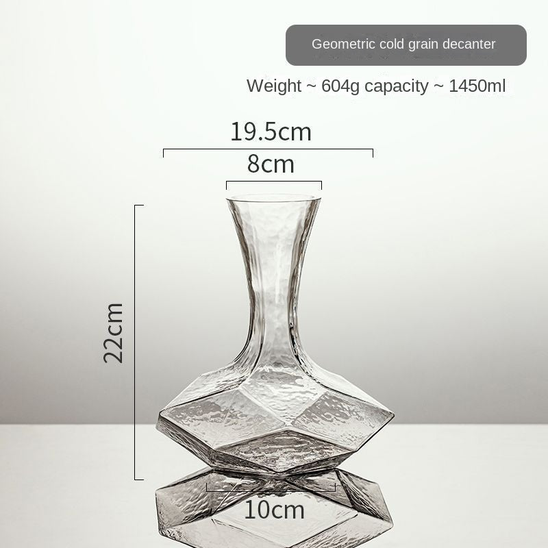 Copy of Wine Decanter Cube Diamond Breathable Rapid Wine Bottle for Home Luxury High-End Glass Red Wine Aerator