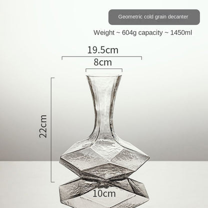 Copy of Wine Decanter Cube Diamond Breathable Rapid Wine Bottle for Home Luxury High-End Glass Red Wine Aerator