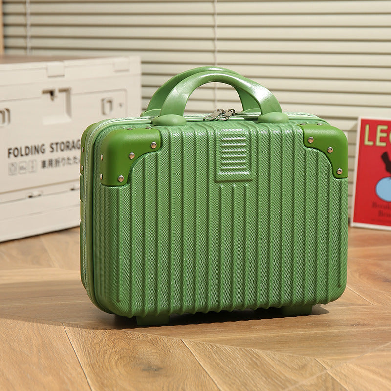 Vintage Luggage Mini Makeup Case 14-inch Small Box Gift Box 16-inch Carry-on Bag Storage