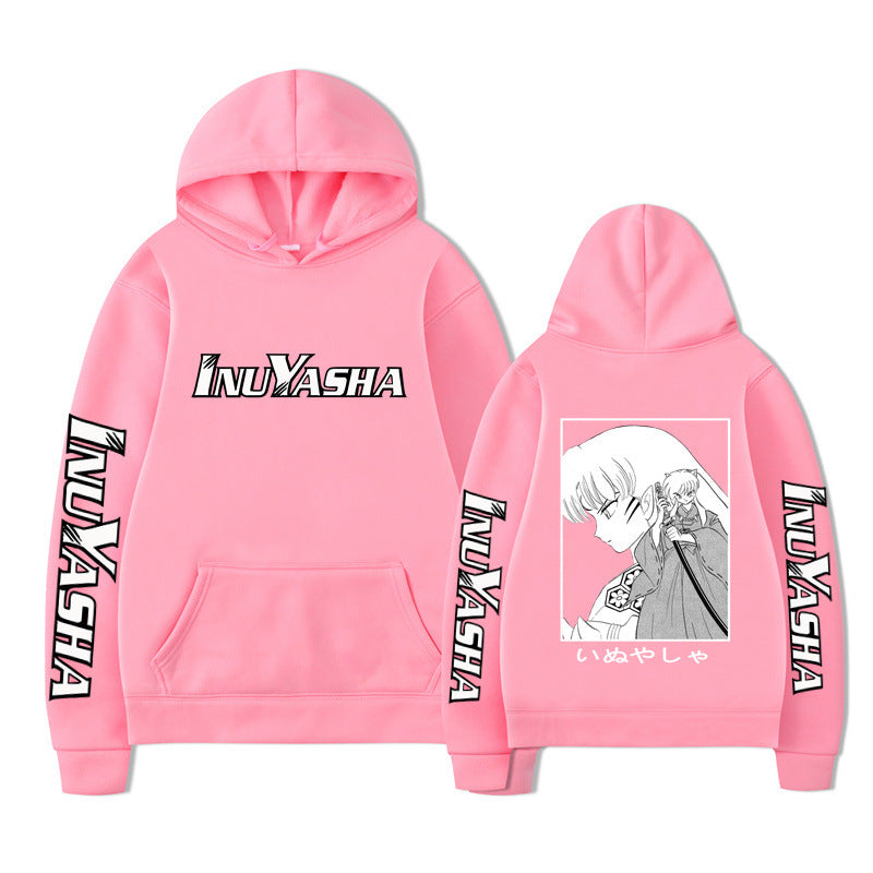 Hooded Sweatshirt with Anime Design, Casual and Creative Hoodie