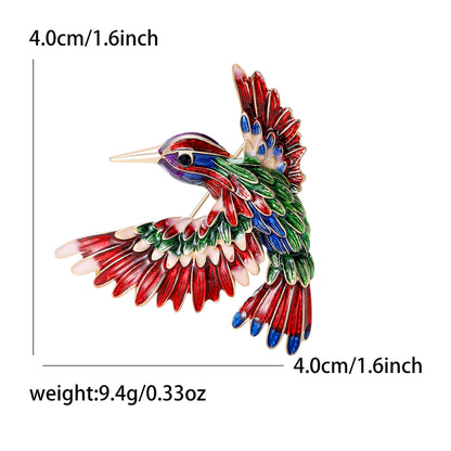 Broche oiseau pour femmes