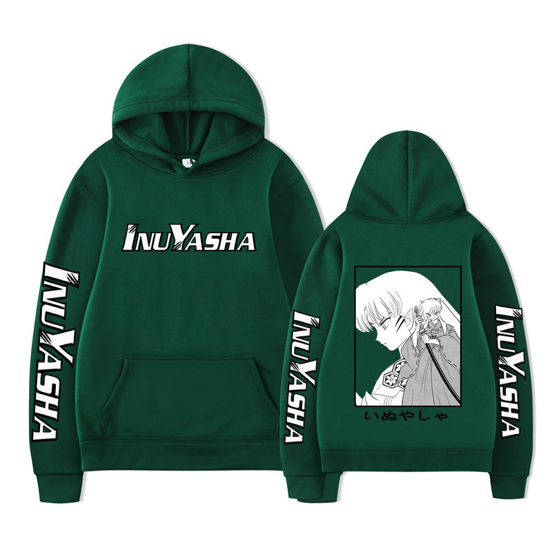 Hooded Sweatshirt with Anime Design, Casual and Creative Hoodie