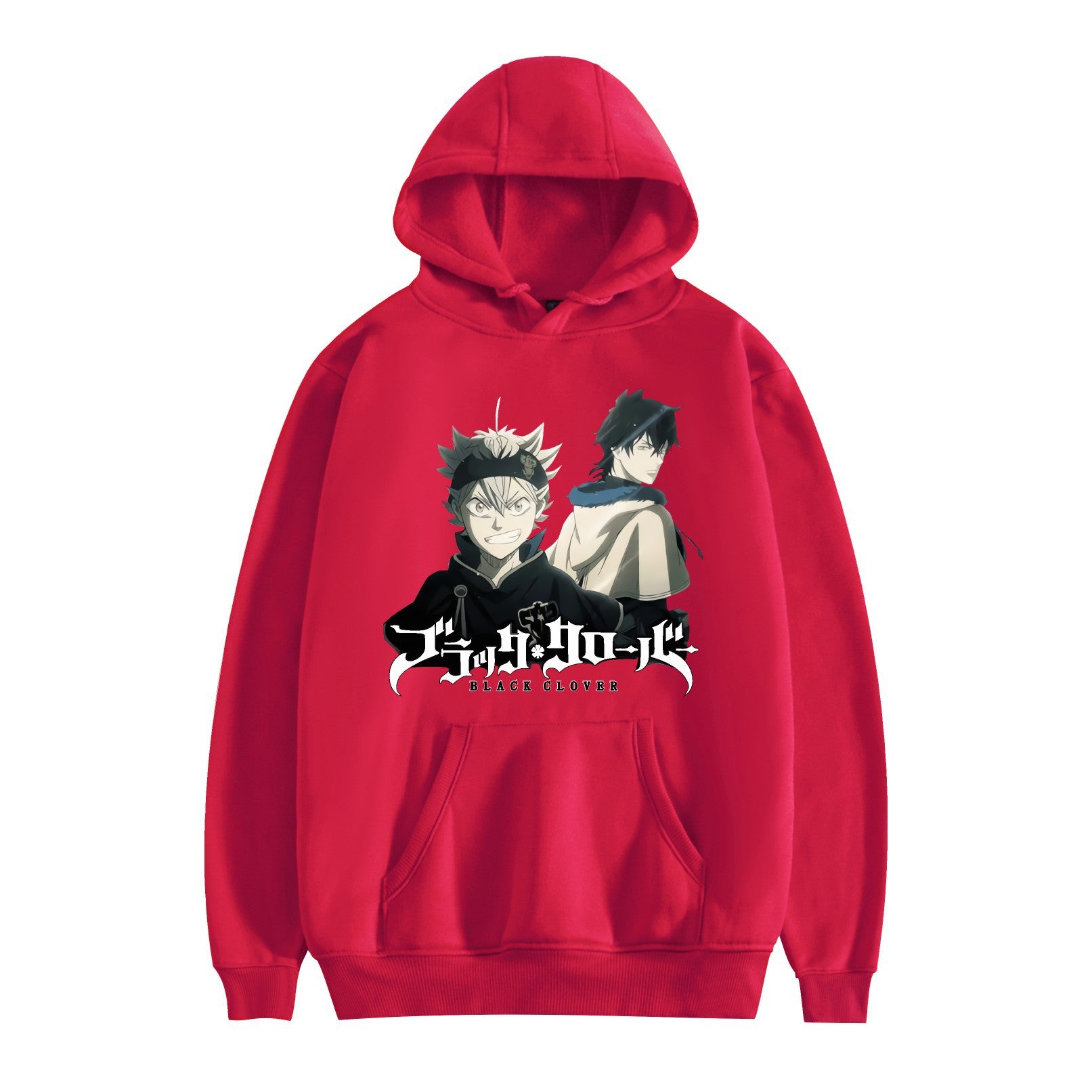 Black Clover Anime Cartoon Hooded Sweatshirt