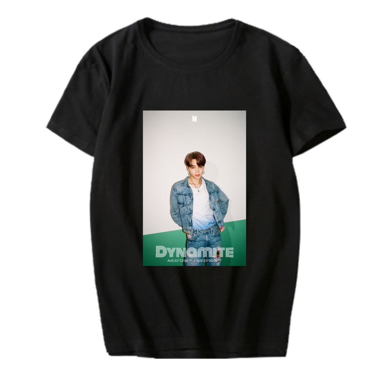 BTS New Album "Dynamite" Remix Teaser Photo Surrounding The Same Short-Sleeved T-Shirt for Women
