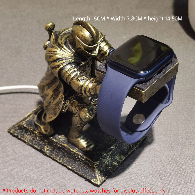 Convient pour Samsung Apple Huawei montre support intelligent support de charge Apple watch noir guerrier