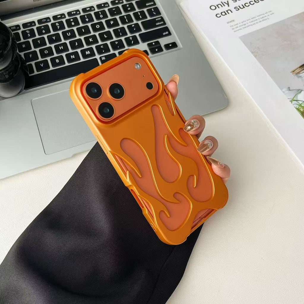 Dissipation thermique d'été ajourée adaptée à la coque de téléphone iPhone 16 Promax Coque de protection Apple 13 simple anti-chute