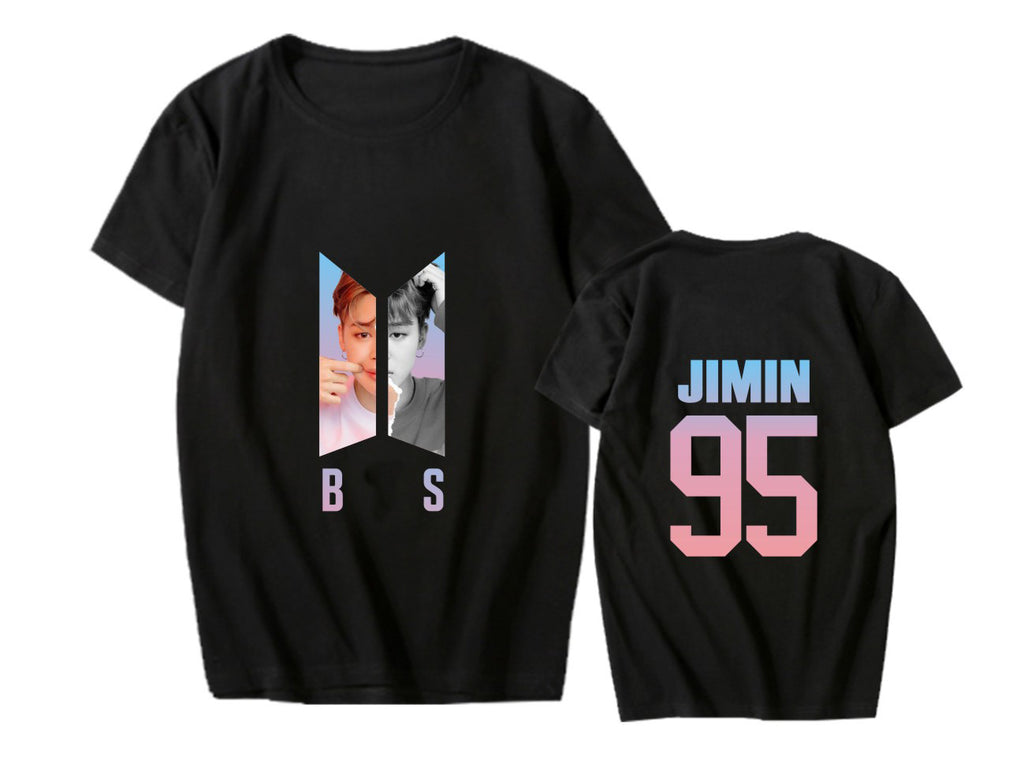 BTS LOVE YOURSELF World Tour Around The Support Clothes With The Same Short-Sleeved T-Shirt