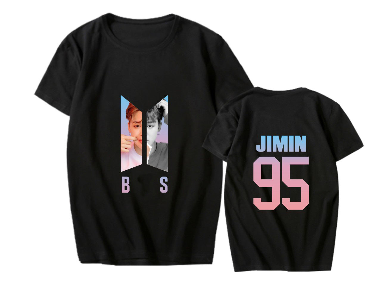 BTS LOVE YOURSELF World Tour Around The Support Clothes With The Same Short-Sleeved T-Shirt