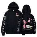 Pirate King Solon's new anime plush men's and women's hoodies cross-border hoodie anime hoodie
