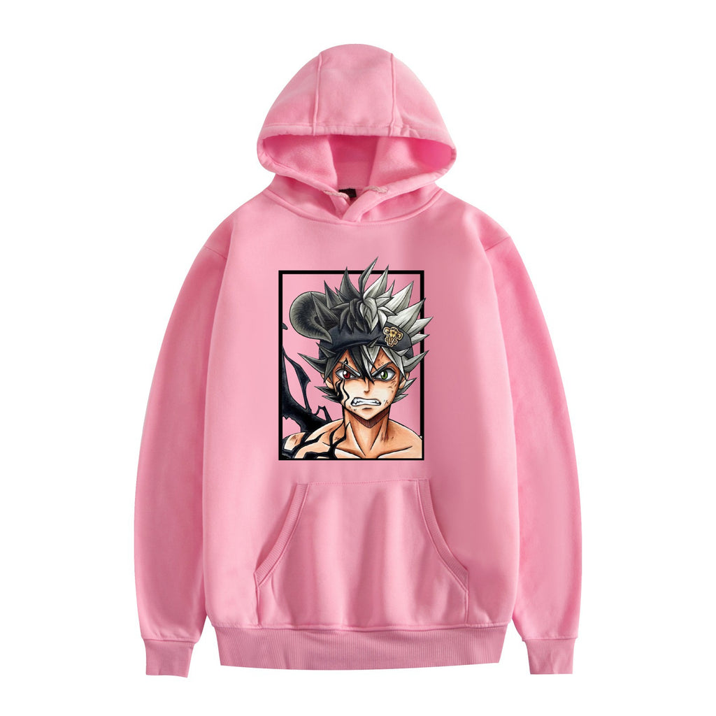 Black Clover Anime Cartoon Hooded Sweatshirt