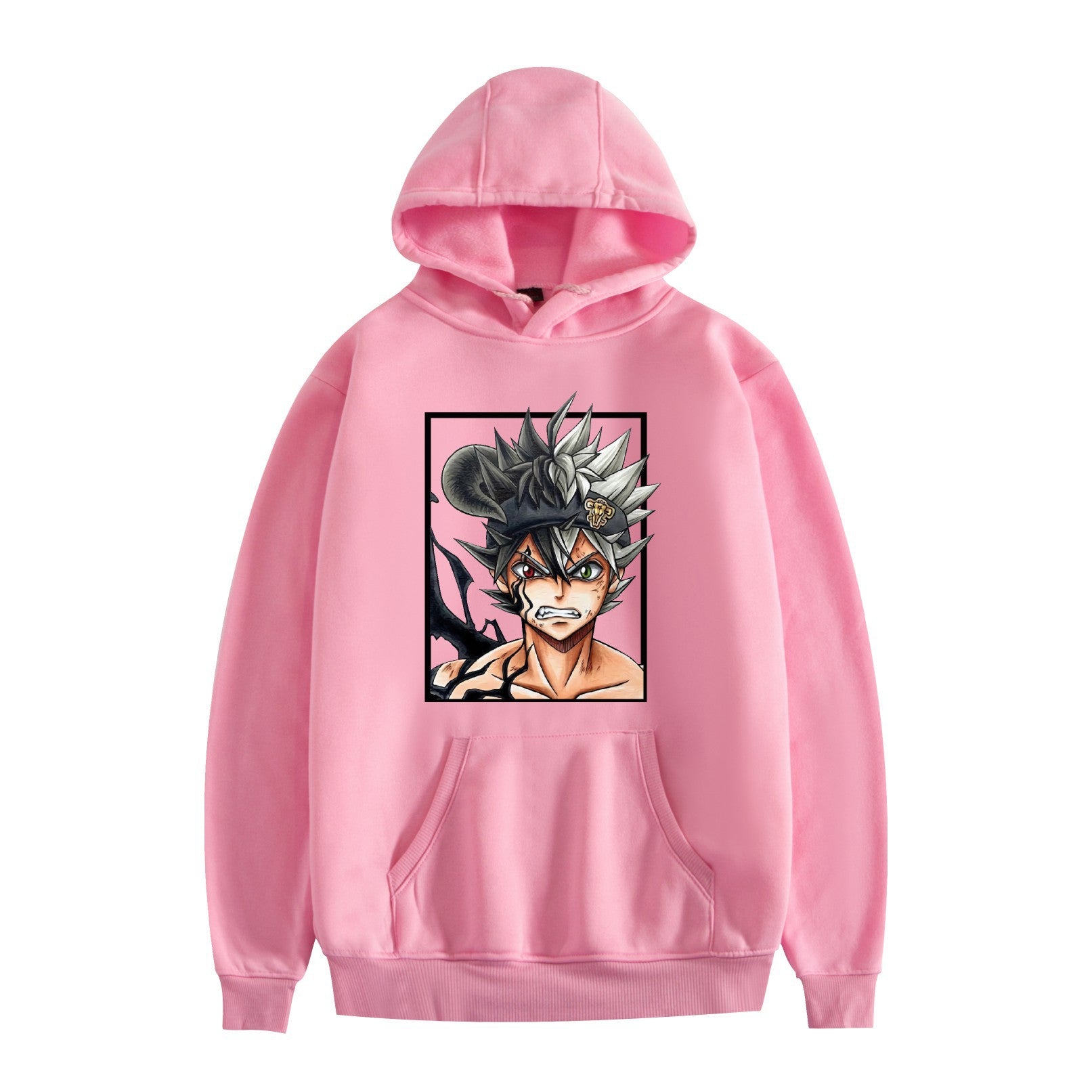 Black Clover Anime Cartoon Hooded Sweatshirt