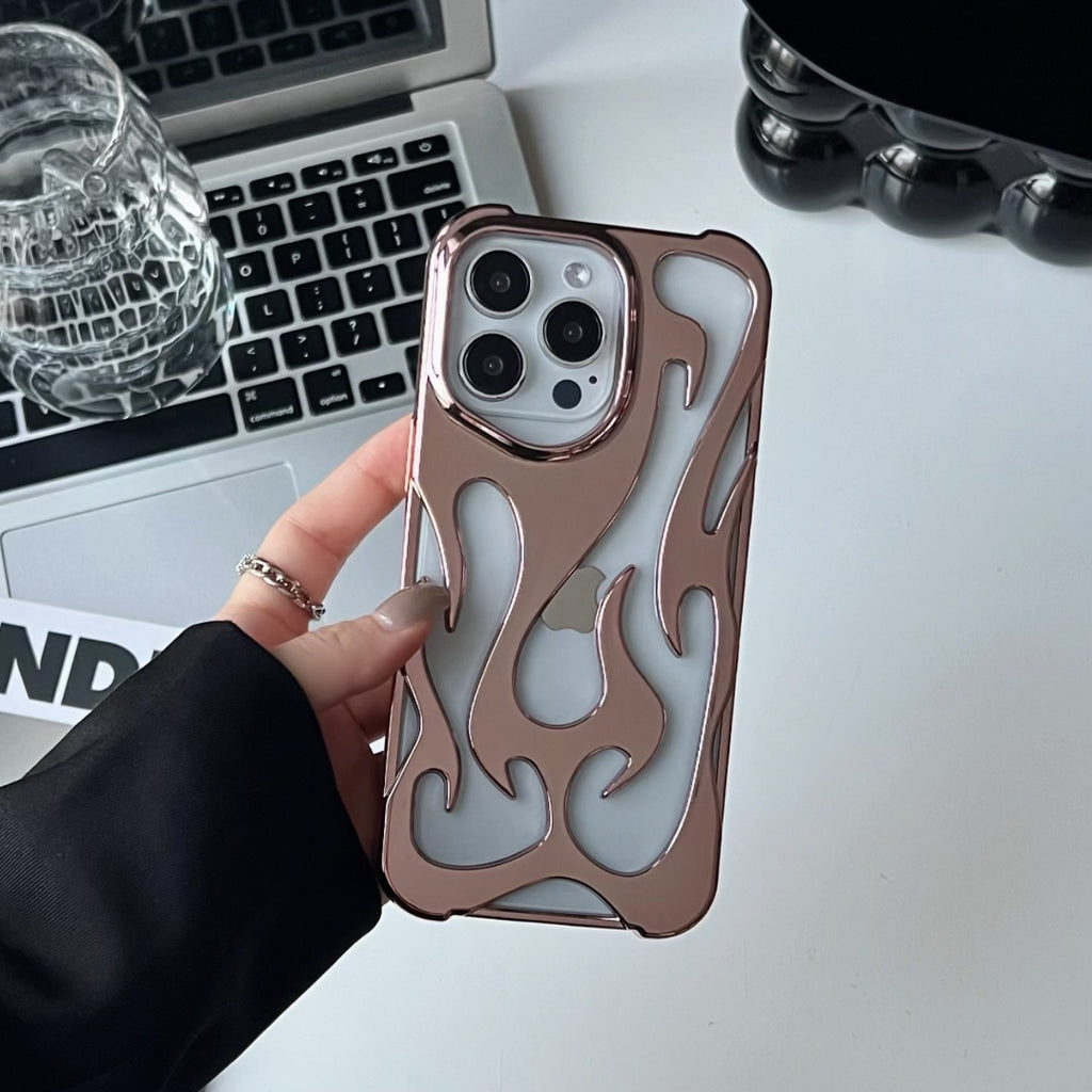 Dissipation thermique d'été ajourée adaptée à la coque de téléphone iPhone 16 Promax Coque de protection Apple 13 simple anti-chute