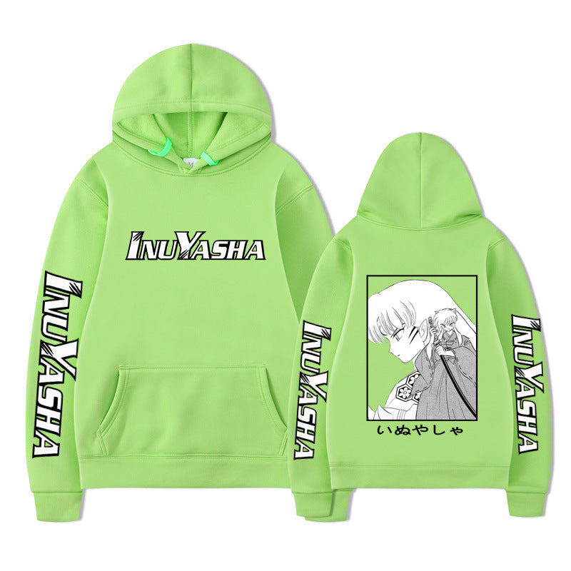 Hooded Sweatshirt with Anime Design, Casual and Creative Hoodie