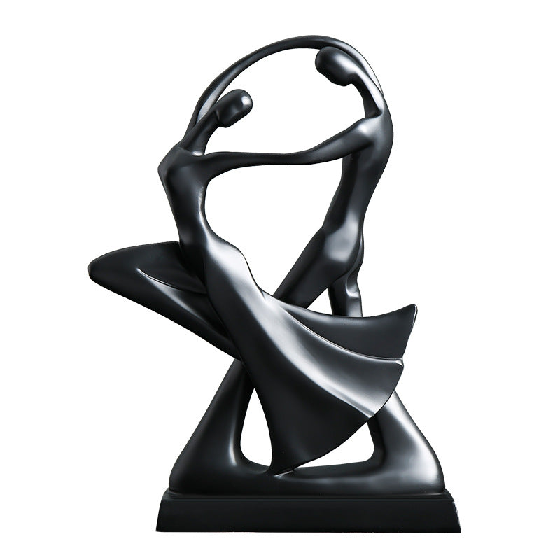 Scandinavian Abstract Figurine Creative Artistic Sculpture Modern Minimalist Living Room Entryway Wine Cabinet Home Decor