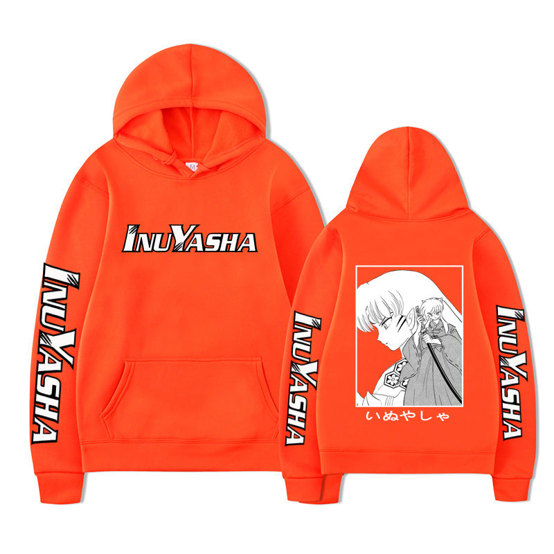 Hooded Sweatshirt with Anime Design, Casual and Creative Hoodie