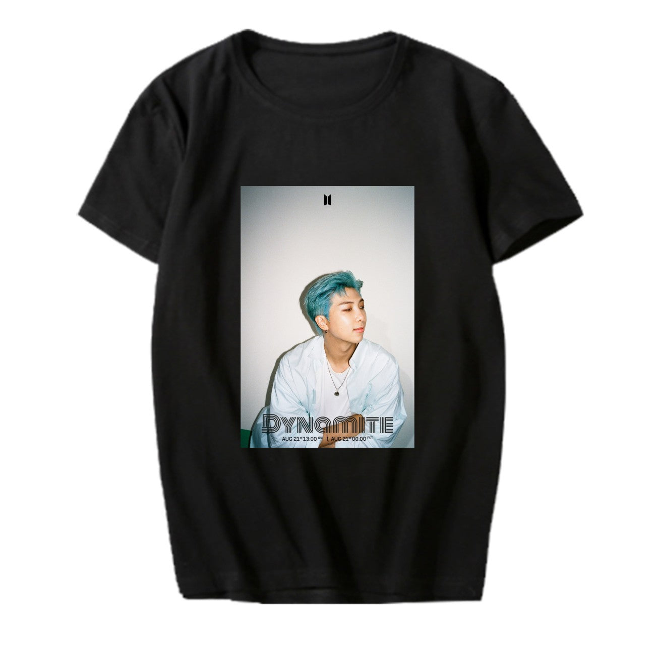 BTS New Album "Dynamite" Remix Teaser Photo Surrounding The Same Short-Sleeved T-Shirt for Women