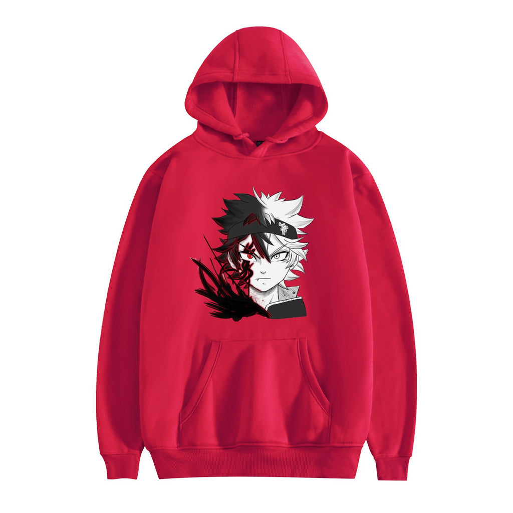Black Clover Anime Cartoon Hooded Sweatshirt