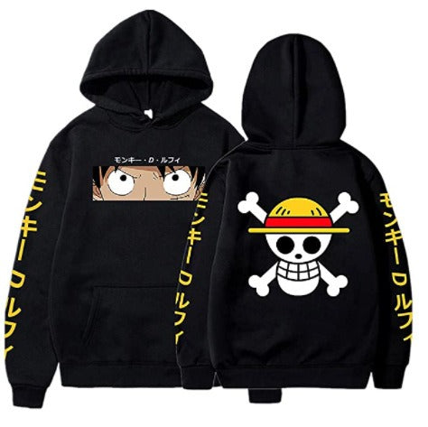 One Piece, Sauron Anime plush loose hoodie, cross-border hoodie, anime hoodie