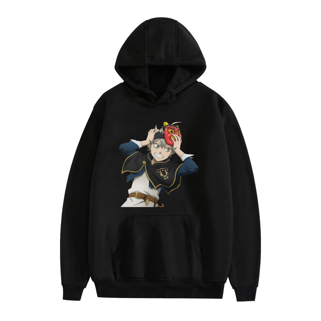 Black Clover Anime Cartoon Hooded Sweatshirt
