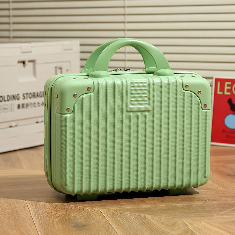 Vintage Luggage Mini Makeup Case 14-inch Small Box Gift Box 16-inch Carry-on Bag Storage