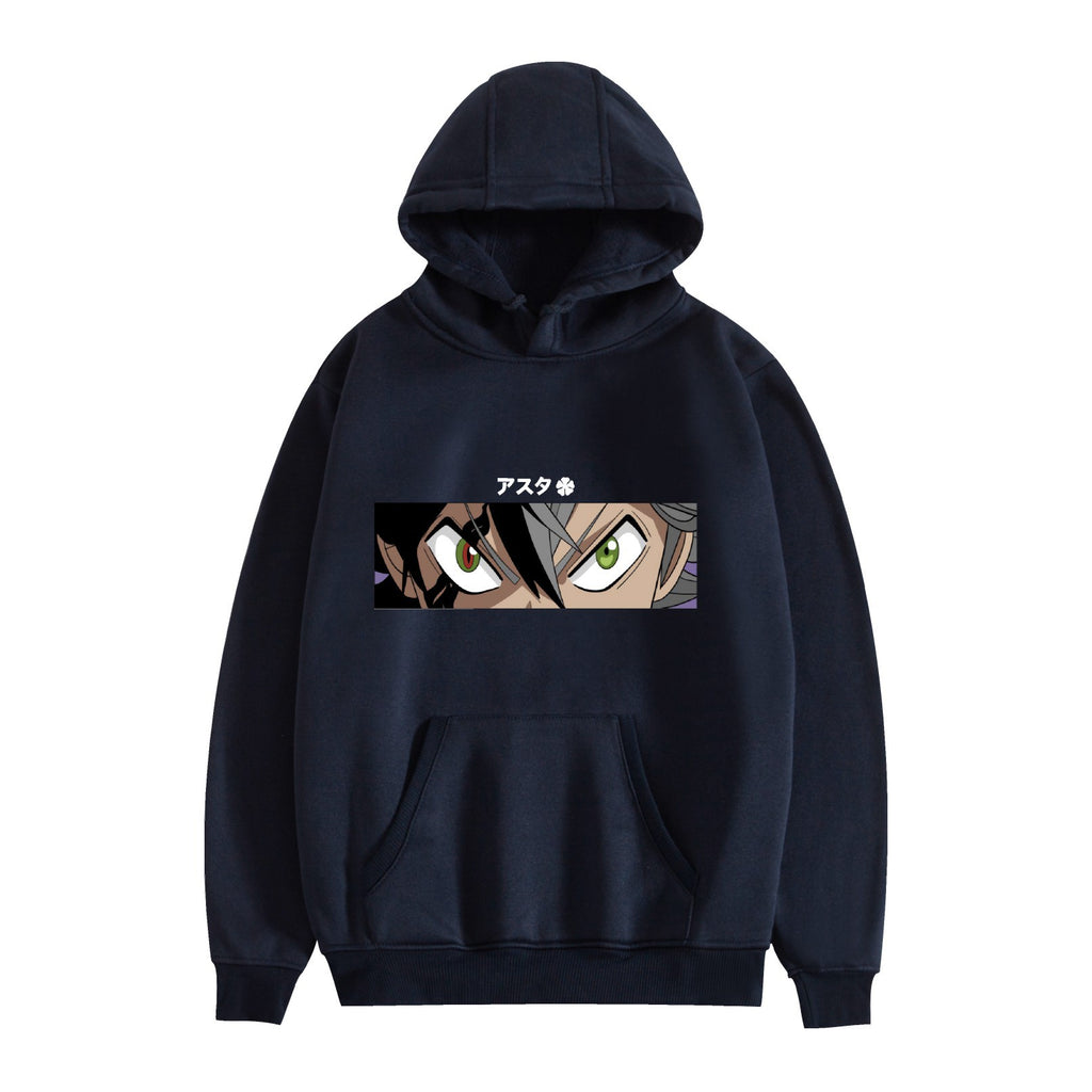Black Clover Anime Cartoon Hooded Sweatshirt