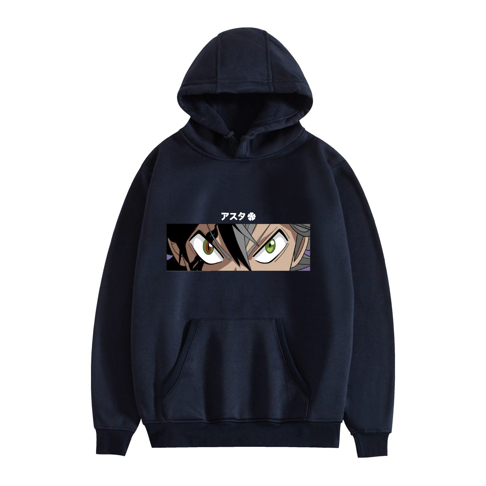 Black Clover Anime Cartoon Hooded Sweatshirt