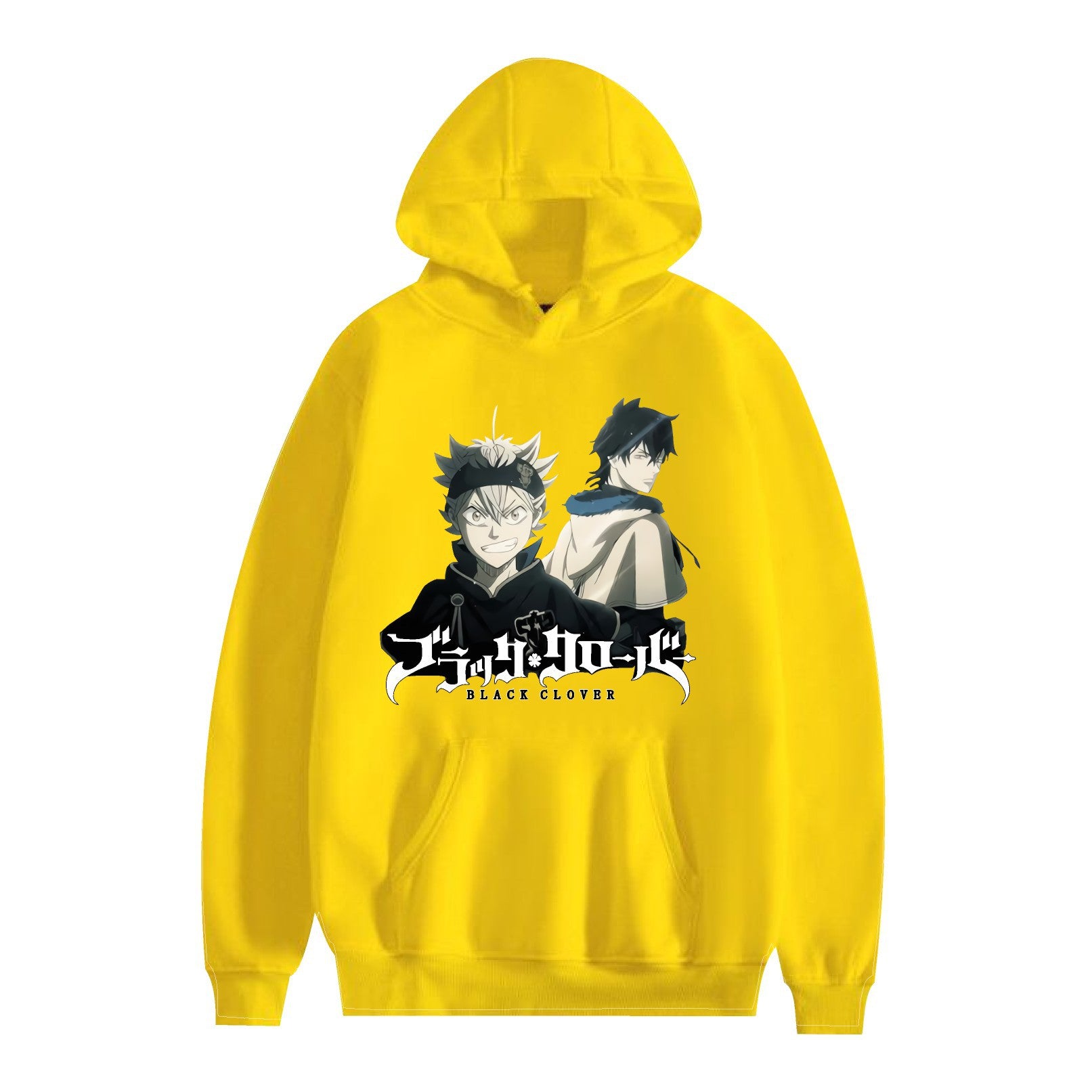 Black Clover Anime Cartoon Hooded Sweatshirt