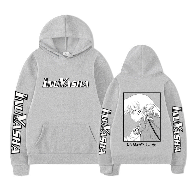 Hooded Sweatshirt with Anime Design, Casual and Creative Hoodie