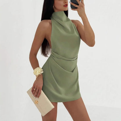 Simple Backless Party Dress for Women, Minimalist Cocktail Dress