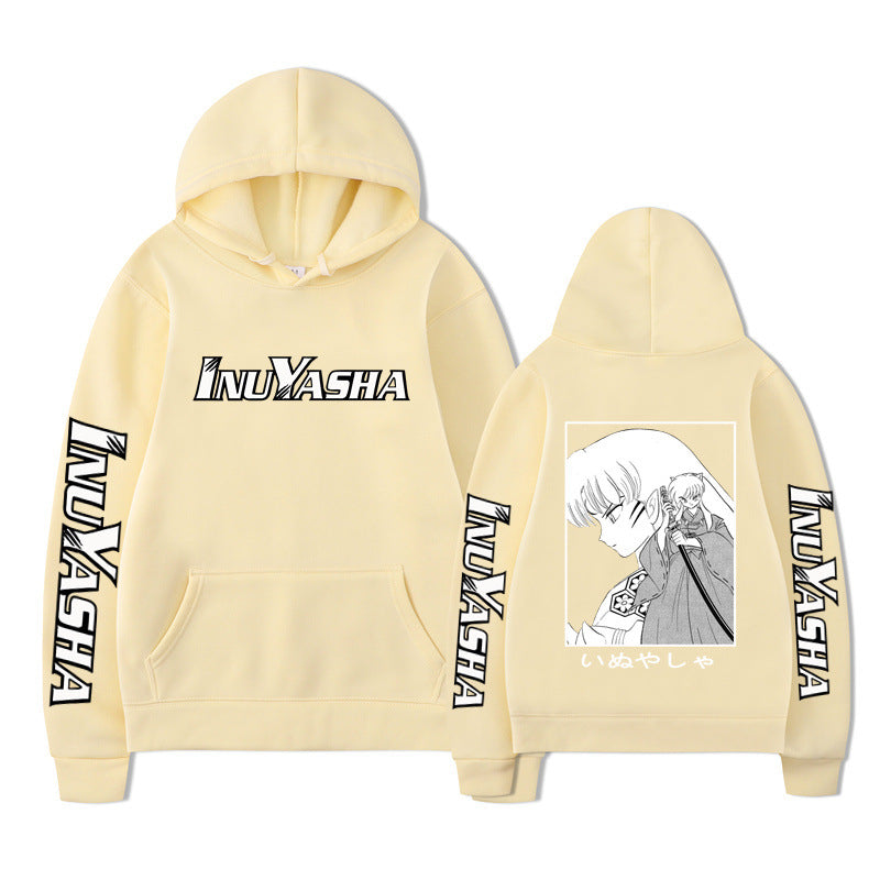 Hooded Sweatshirt with Anime Design, Casual and Creative Hoodie