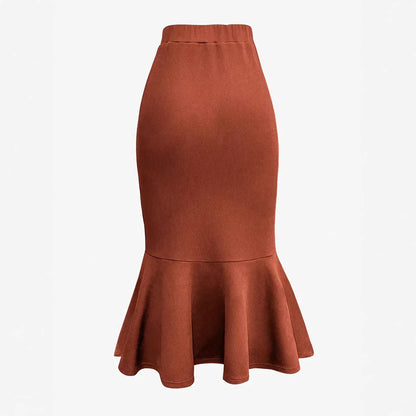 Tight fitting hip hugging skirt